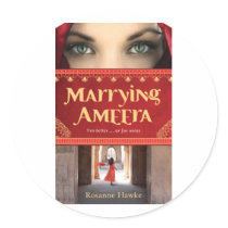 MarryingAmeera_Cover_CMYK Round Sticker