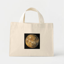 Mars!  A beautiful image from space.  NASA Canvas Bag