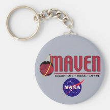 Mars Atmosphere and Volatile EvolutioN (MAVEN) Keychain