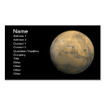 Mars Business Card Template