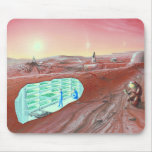Mars colony mousepads