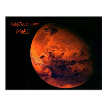 Mars Post Card