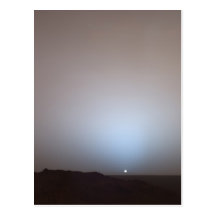 Mars Sunset Post Cards