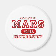 Mars University Magnet