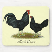 Marsh Daisy Chickens Mousemat