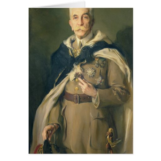 Marshal Louis Hubert Gonzalve Lyautey  1929 Greeting Cards