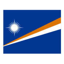 Marshall Islands Flag postcards