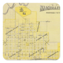 Marshalltown, Albion, Gilman Square Sticker