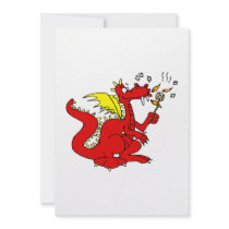 Marshmallow Toasting Dragon