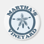 Martha's Vineyard "Sand Dollar" Design. Refrigerator Magnet