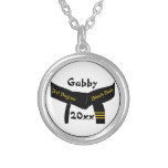 Martial Arts 3rd Degree Black Belt Necklace