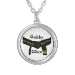Martial Arts 4th Degree Black Belt Necklace