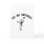Martial Arts Birthday Card Design