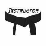 Martial Arts Black Belt Instructor Polo Shirt embroidered shirts