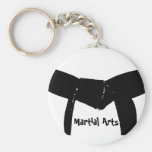 Martial Arts Black Belt Keychain