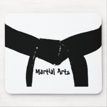 Martial Arts Black Belt Mousepad