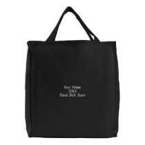 Martial Arts Black Belt Team Canvas Tote Bag
