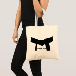 Martial Arts Black Belt Tote Bag
