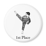 Martial Arts- Boy Kicking magnets