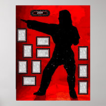 Martial Arts Collage 02 Poster