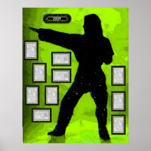 Martial Arts Collage 12 Print