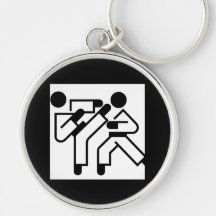Martial Arts Figures Keychains