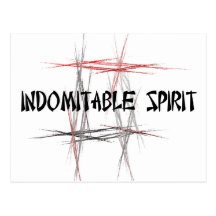 Martial Arts Indomitable Spirit Post Card