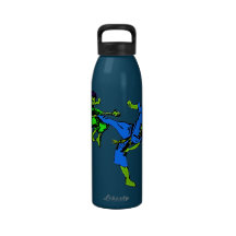 MARTIAL ARTS KICK WATER BOTTLES
