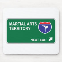Martial Arts Next Exit Mouse Mats
