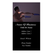 Martial Arts School Business Card