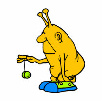 Martian with a YoYo Photo Cut Out