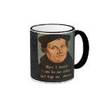 Martin Luther - Here I Stand Quotation Mugs