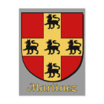Martinez Family Shield Postcard