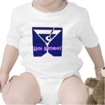 Martini 55th Birthday Gifts Baby Bodysuits