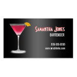 Martini Bartender Business Card