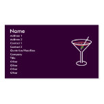 Martini Business Cards business cards
