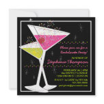 Martini Cocktail Bachelorette Party Invitation