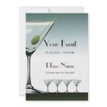 Martini Cocktails Invitation Template