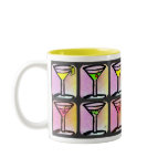 MARTINI COLLAGE PRINT COFFEE MUG