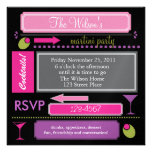 Martini Party Custom Announcement