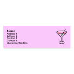Martini Profile Cards business cards