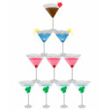 Martini Pyramid Martini Art T-Shirt