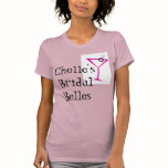 martini with ring, Chelle's Bridal Belles t-shirts
