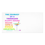 MARTINI ZEN - Happy Hour Journey Photo Card photo cards