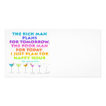 MARTINI ZEN - Plan for Happy Hour  Photo Card photo cards