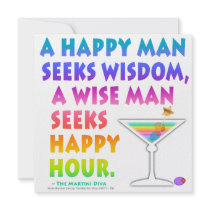 MARTINI ZEN: Wise Man Seeks Happy Hour Invitations