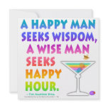 MARTINI ZEN: Wise Man Seeks Happy Hour Invitations