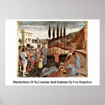 Martyrdom Of St.Cosmas And Damian By Fra Angelico Print
