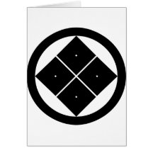 Maruni sumitate yotsume, Japan Cards