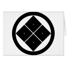 Maruni sumitate yotsume, Japan Cards